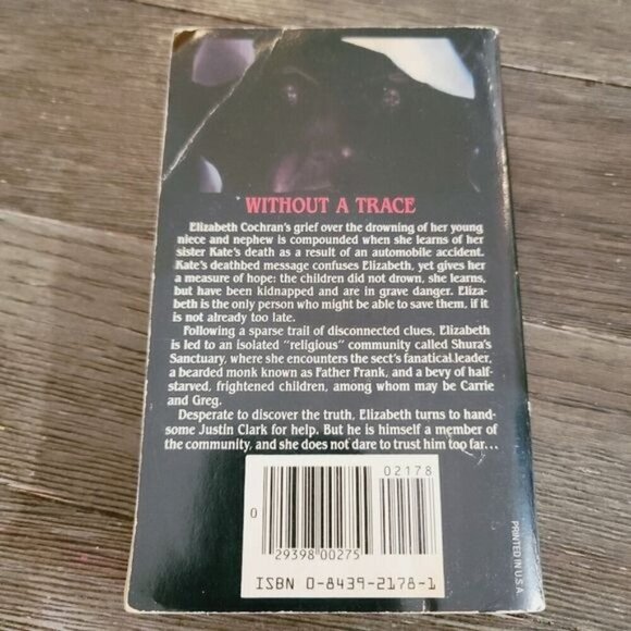 Vintage 80s Missing by Susannah Windham Horror Paperback Book - Picture 3 of 7